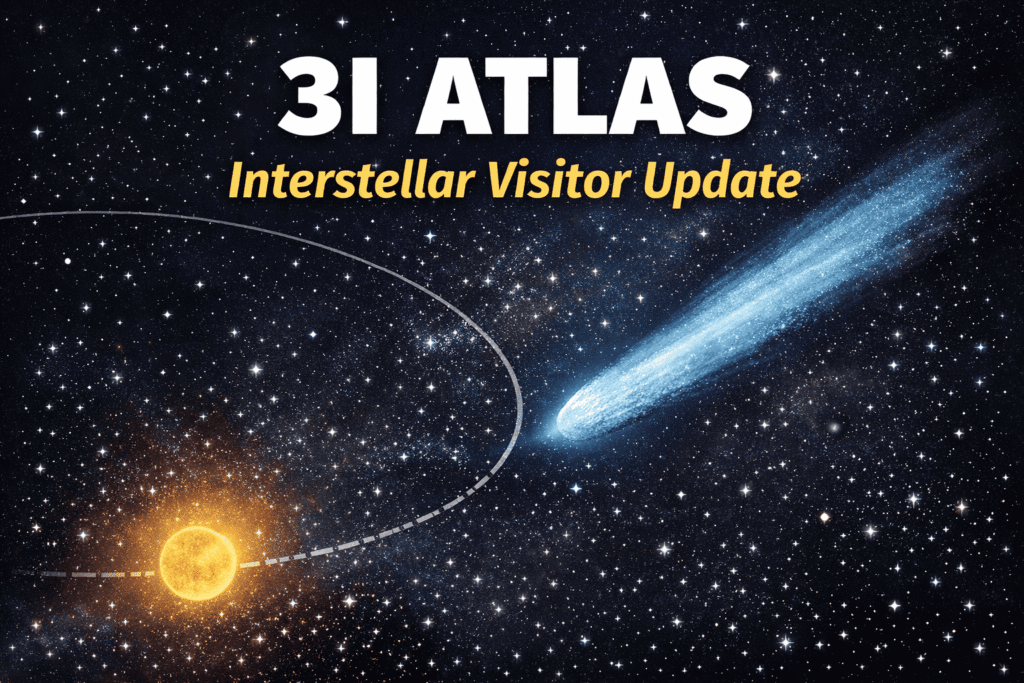 3I/ATLAS UPDATE