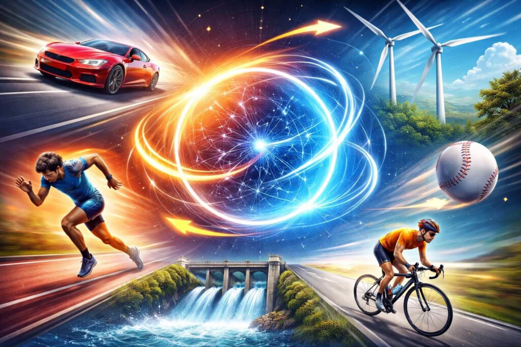 Kinetic energy examples and types