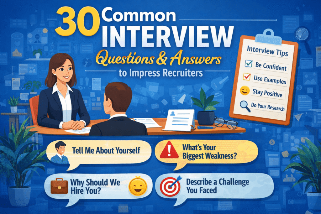 Common interview questions and answers
