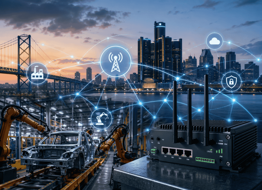 Image showing Detroit’s Industrial Edge Cellular SD-WAN