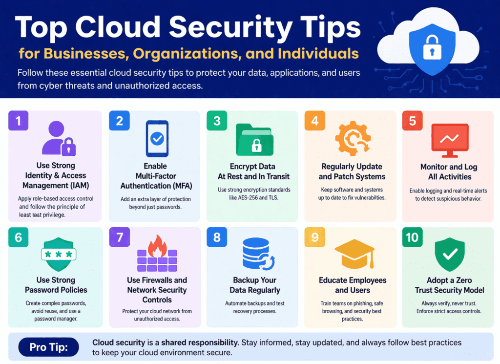 top cloud security tips