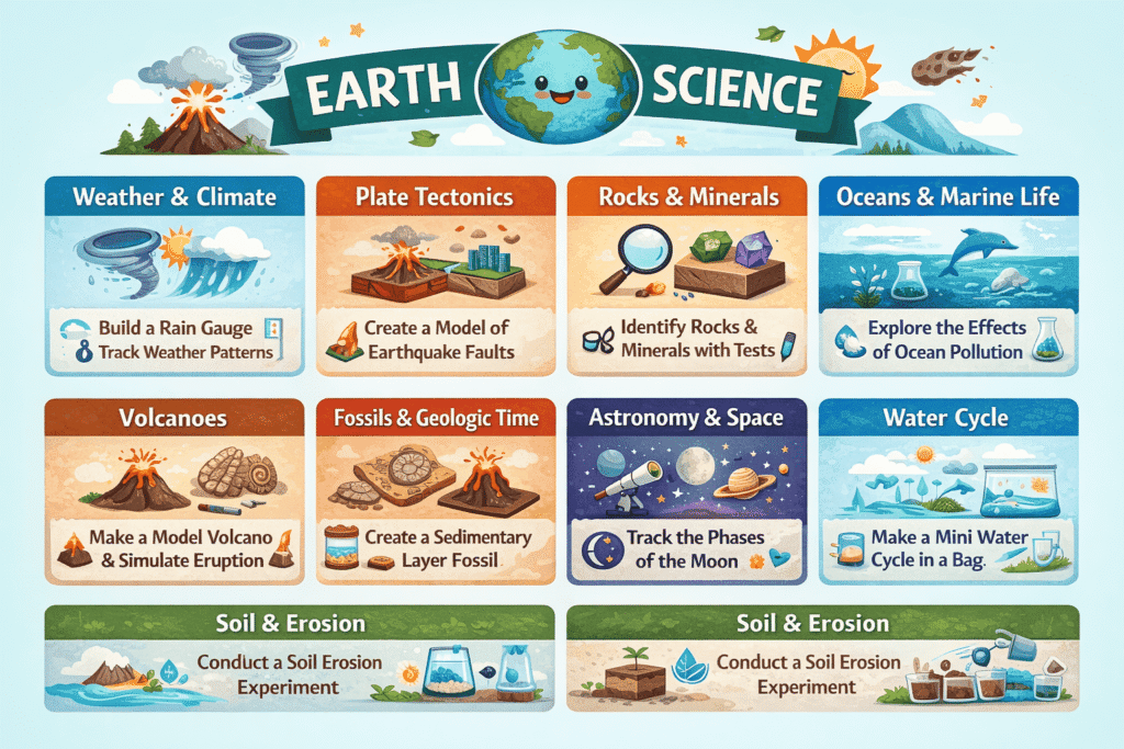 Earth science topics