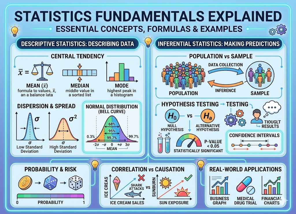 Fundamentals of Statistics explained