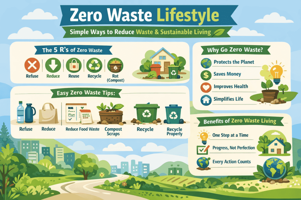 Zero Waste Lifestyle For Sustainable Living