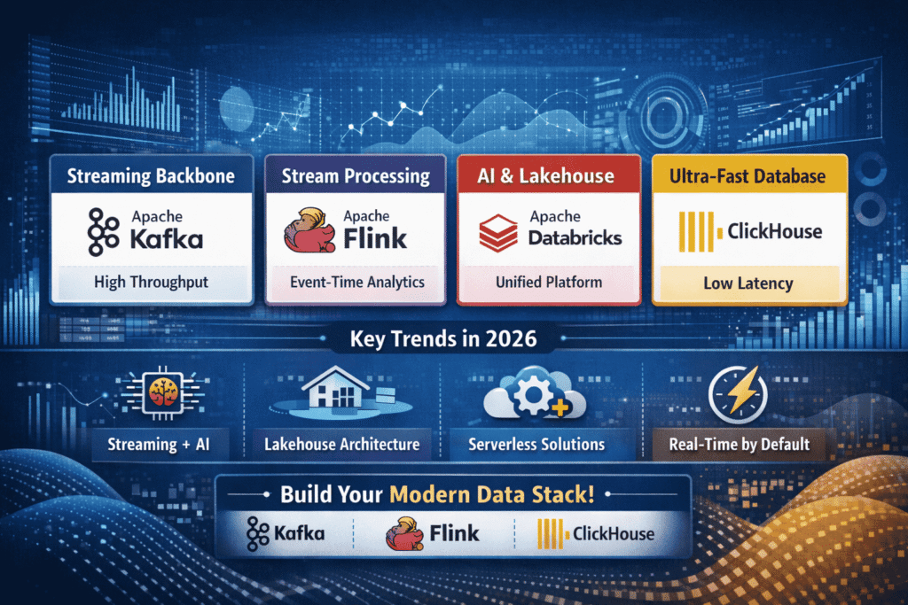 real-time analytics platforms infographic