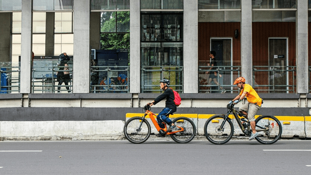 2 Electric Vehicles are roaming on the road side