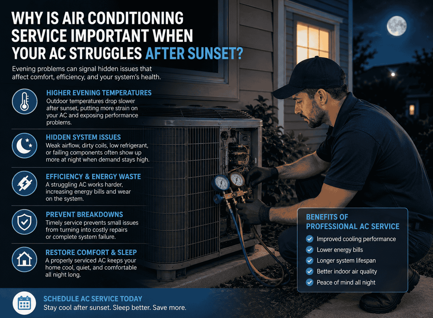 Why Is Air Conditioning Service Important When Your AC Struggles