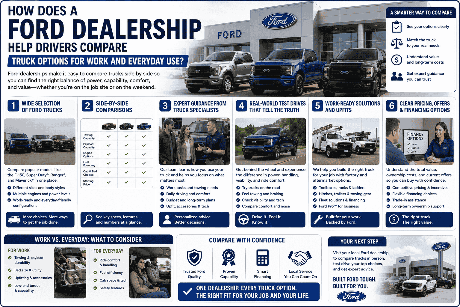 Ford Dealership Help Drivers Compare Truck Options