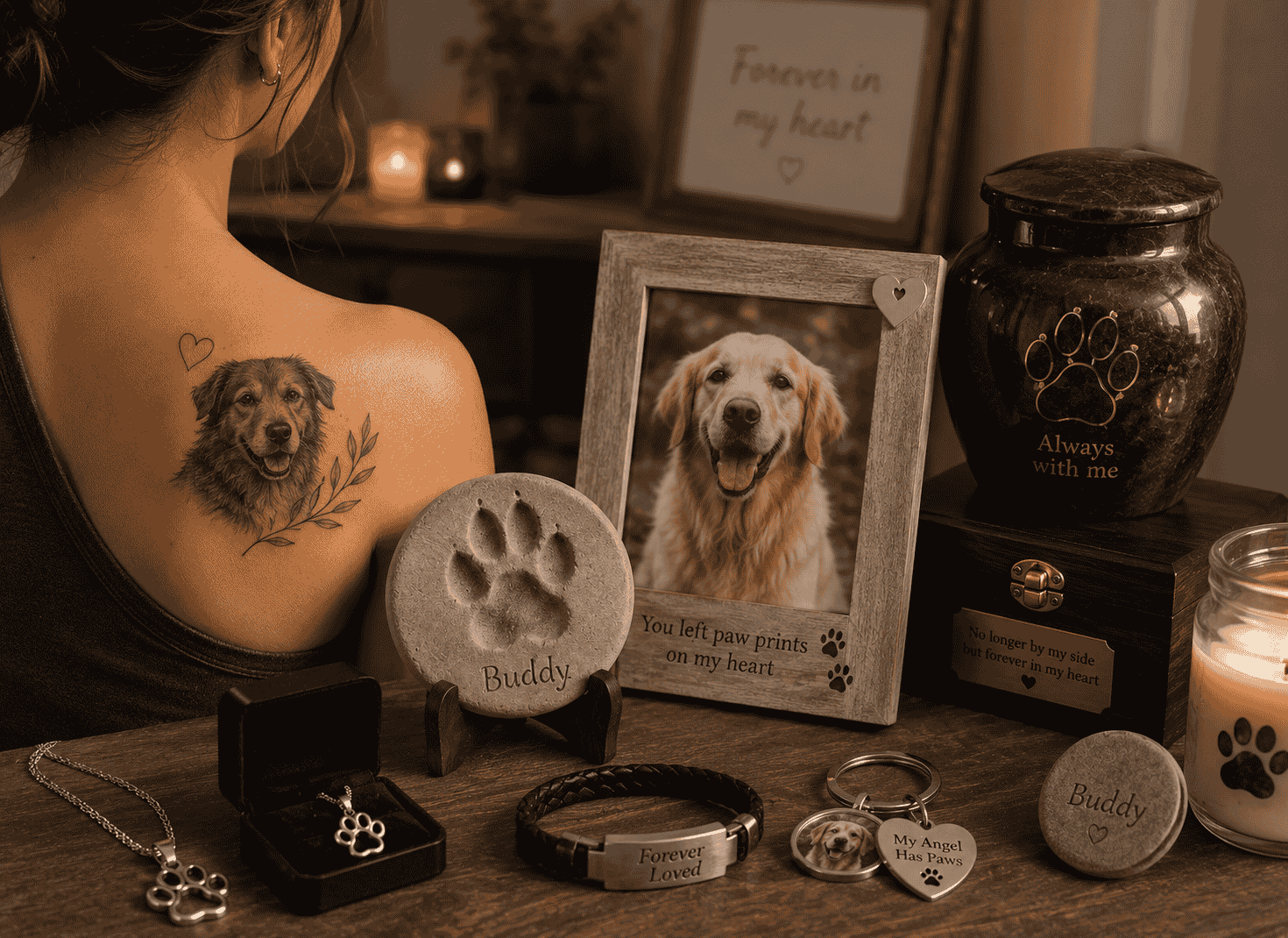 The image contains Modern Ways to Remember a Loved Pet