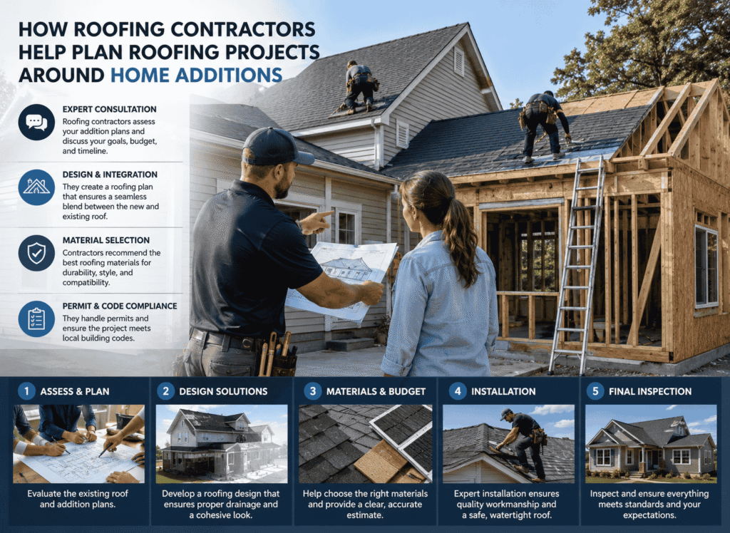 Roofing Projects Around Home Additions