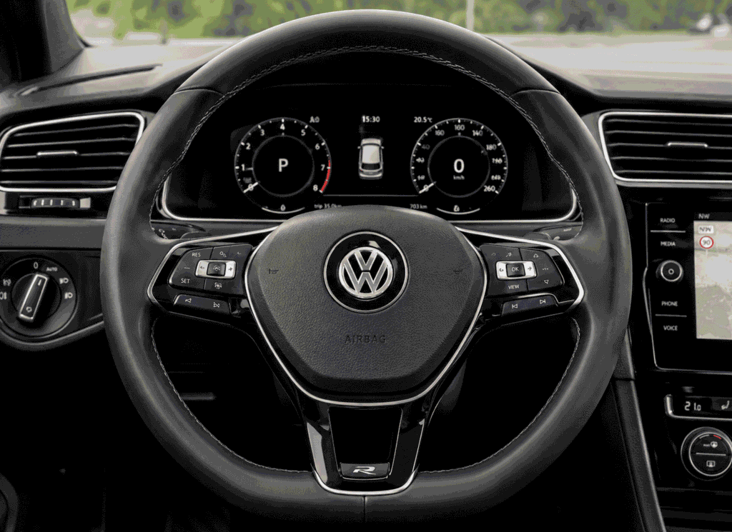 VW steering wheel