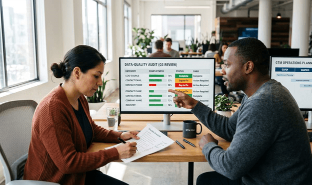 GTM data audit for annual planning cycle
