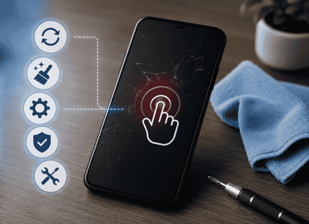 Unresponsive touchscreen fixes