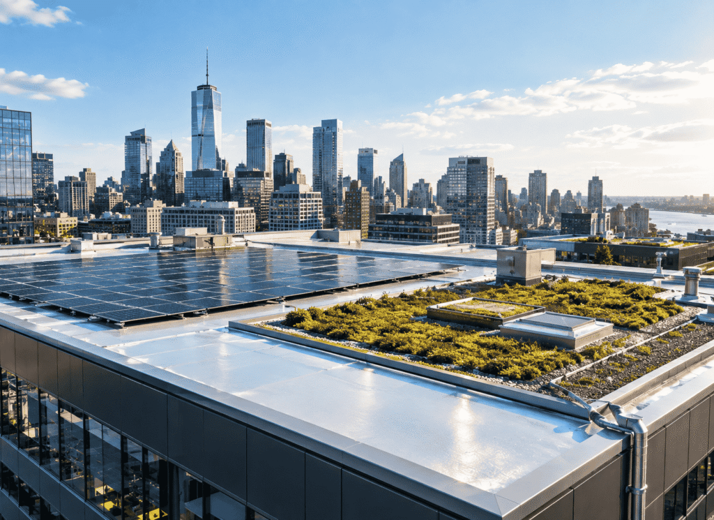 Urban roof skyline