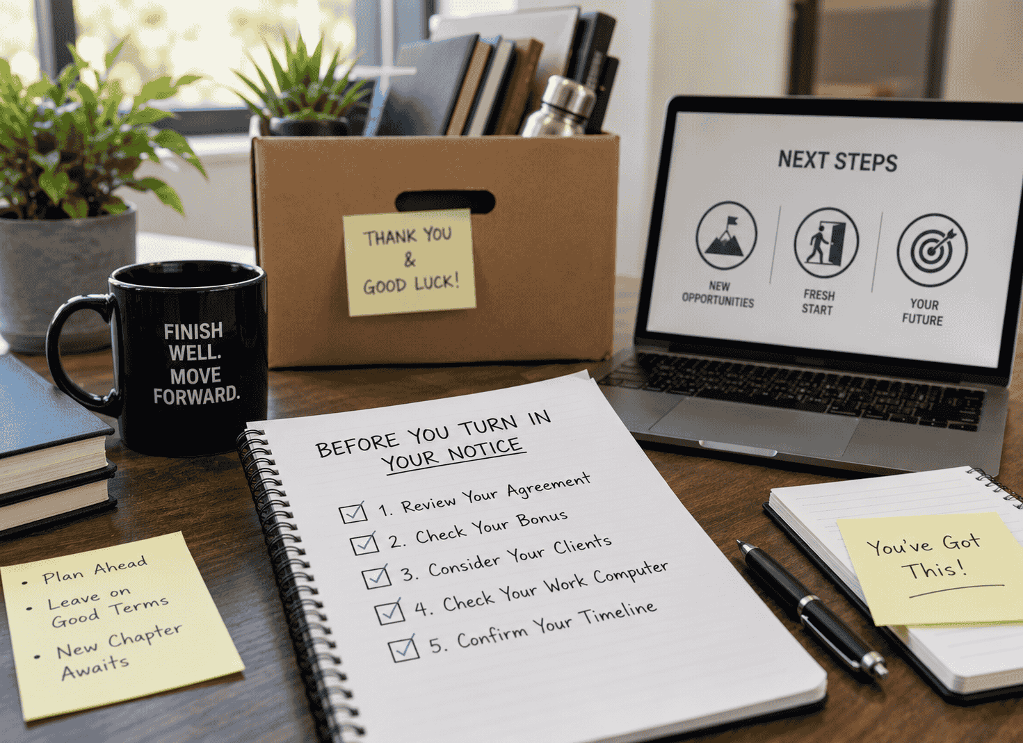 Top 5 Things to Check Before Turning in Your Notice